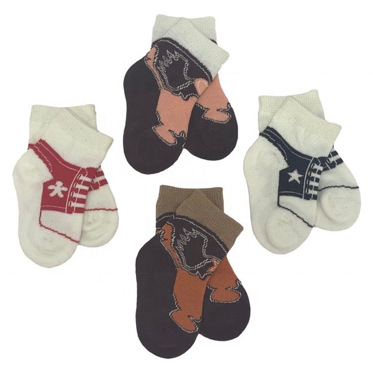 Standarddicke Baby-Jungen Warme lange Socken Andere Druckmethoden für Kinder