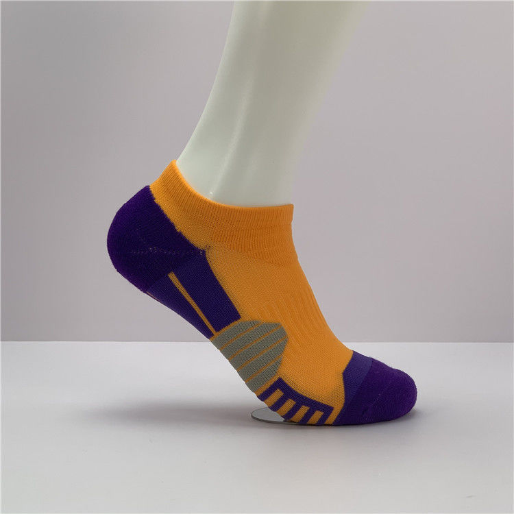 Orange Blau Baumwolle Kurzsportsocken für Männer Fußsocken 39-41