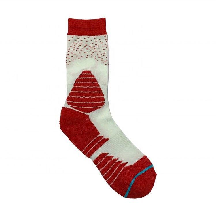 50000 Menge Custom Logo Leistungssportsocken für Männer mit gestricktem Design